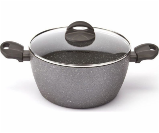 Florina Hliníkový hrniec Florina Lava Stone sivý 24 cm 4l