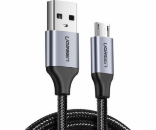 Ugreen USB-A - microUSB kábel 1,5 m sivý (60147)
