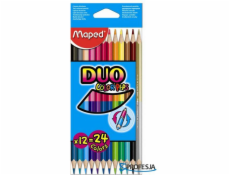 Pastelky Maped Colorpeps Duo 12=24 farieb (165609)