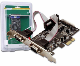 Digitus PCIe x1 radič – 2x RS-232 DB9 + LPT DB25 (DS-3004...