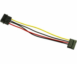 Inter-Tech Molex - SATA, 0,15 m, viacfarebný (88885306)