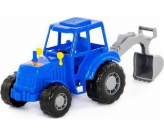 Polesie Polesie 84873 Traktor-bager Mister modrý v mriežke