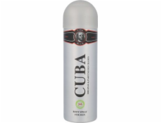 Dezodorant Cuba Black v spreji 200 ml