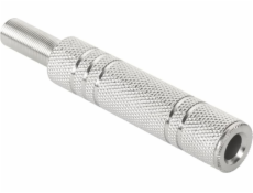 6,3 mm stereo jack konektor, kovový, poniklovaný | A2-1-1- 1PC.