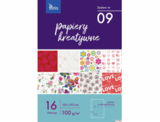 Papiere Tetis Creative 205x292mm 16 listov sada č. 09 KB030-09