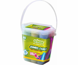 Cricco Farebná krieda Jumbo vedro 10 ks CRICCO
