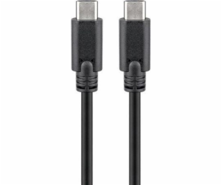 Goobay USB-C – USB-C USB kábel 1 m čierny (531398)