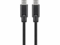 Goobay USB-C – USB-C USB kábel 1 m čierny (531398)