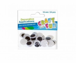 Euro Trade Samolepiace oká 18mm