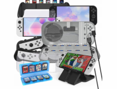 JYS Set 10in1 Príslušenstvo pre Nintendo Switch OLED NS228