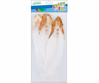 Craft with Fun CF DEKORÁCIA PERIM 17-22CM 4KS BIELA/ZL 20...