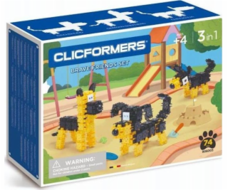 Clics CLICFORMERS Blocks Black and yellow friends 74 kuso...