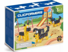 Clics CLICFORMERS Blocks Black and yellow friends 74 kusov (806003)
