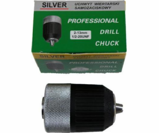 Strieborná HLAVA VRTÁKA 13mm-1/2-SAMUPINACÍ KOV - PLAST /...