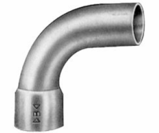Conex 90° medený oblúk 5001A pre spájkované spoje 42mm - ...
