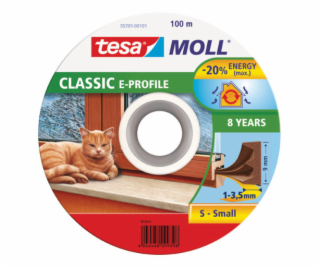 Tesa Gumové tesnenie 9mm E profil hnedá 100m (5570101)