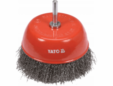 Predná kefa Yato so stopkou INOX 100 mm (YT-47511)