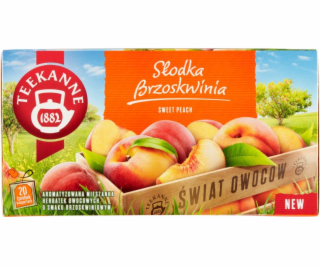 TEEKANNE Fruit World Ovocný čaj s príchuťou sladká brosky...
