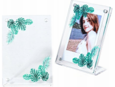 LoveInstant Frame Stojací fotorámik Fuji Fujifilm Instax Mini / Zink / Green Leaves
