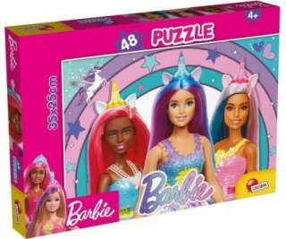Lisciani LISCIANI BARBIE PUZZLE M-PLUS 48 - MAGIC UNICORN