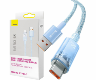 Baseus USB-A - USB-C USB kábel 2 m modrý (CATS010503)