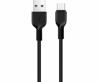 Partner Tele.com USB kábel USB-A – USB-C 1 m čierny (6957...