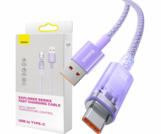 Baseus USB-A - USB-C USB kábel 1 m fialový (CATS010405)