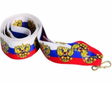 Športová stuha Victoria 22 mm - ruské farby + orlice