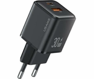 Usams nabíjačka USB-C+ USB-A PD 3.0 30W Rýchla nástenná n...