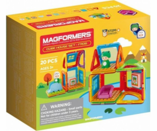 Magnetické bloky Magformers Cube House - Žaba