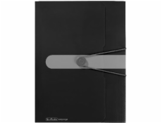 Herlitz A4 výkresová zložka s gumou, čierna - 0011205986