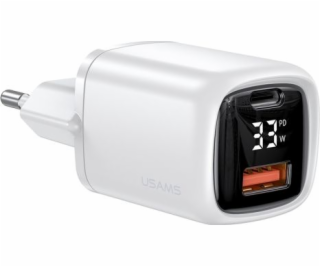 Usams T46 nabíjačka 1x USB-A 1x USB-C 4 A (6958444976860)