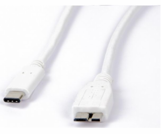 LMP USB-C - microUSB USB kábel 1 m Biely (LMP-USBC-MUSB-W)