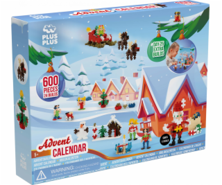 Plus Plus adventný kalendár 600 položiek