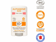 Alphanova Alphanova Sun, opaľovacia tyčinka, SPF50+, ružový koral, 12 g