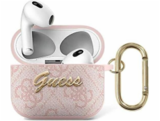 Ochranné puzdro Guess Script Metal Collection pre AirPods 3 GUA34GSMP ružové