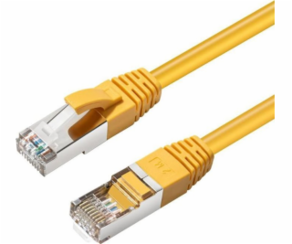 MicroConnect CAT6A S/FTP 0,5m Žltá LSZH