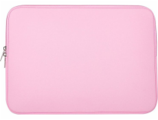 Puzdro Hurtel Univerzálna taška na 15,6'' notebook, zasúvací, organizér na tablet počítač, ružová