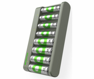 GP ReCyko E821 8-fold Round Bat. Charger+4xAA 2100mAh/4xA...