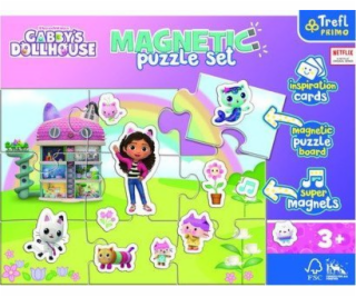 Magnetické puzzle Trefl Svet domčeka pre bábiky Gabi Gabbys