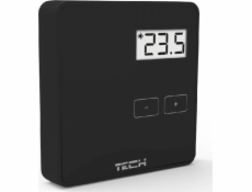 Izbový ovládač Tech ST-294V1, drôtový, dvojstavový, čierny