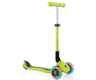Dětská koloběžka Globber Junior Foldable Lights, zelená