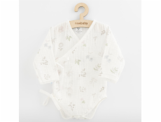 Kojenecké mušelínové body s bočním zavazováním New Baby  Zoe Vel.56 (0-3m)