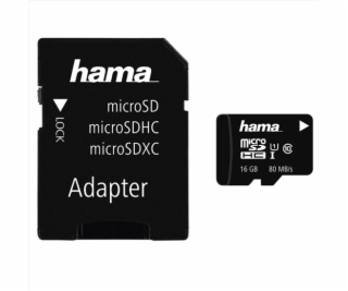 HAMA 124138 microSDHC 16 GB Class 10 UH