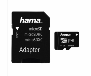 HAMA 124140 microSDXC 64 GB Class 10 UH
