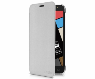 Alcatel POP 4 FlipCase, Silver,FC5051