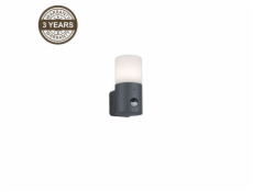 Lampa Domoletti ORTE 14216-PIR, 40W, E27, IP44, čierna