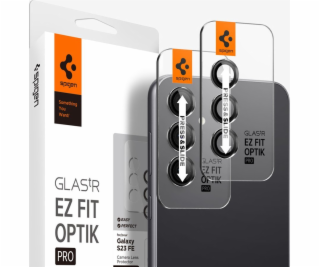 Spigen Glass TR EZ Fit Optik Pro Black 2 Pack - Samsung G...