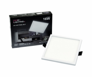 Zápustné svietidlo Tope Split, 16W, 4000°K, LED, biele