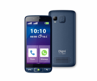 Mobilný telefón Digni Smart, modrý